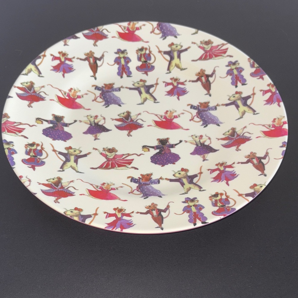 Emma Bridgewater Dancing Mice Melamine Plate